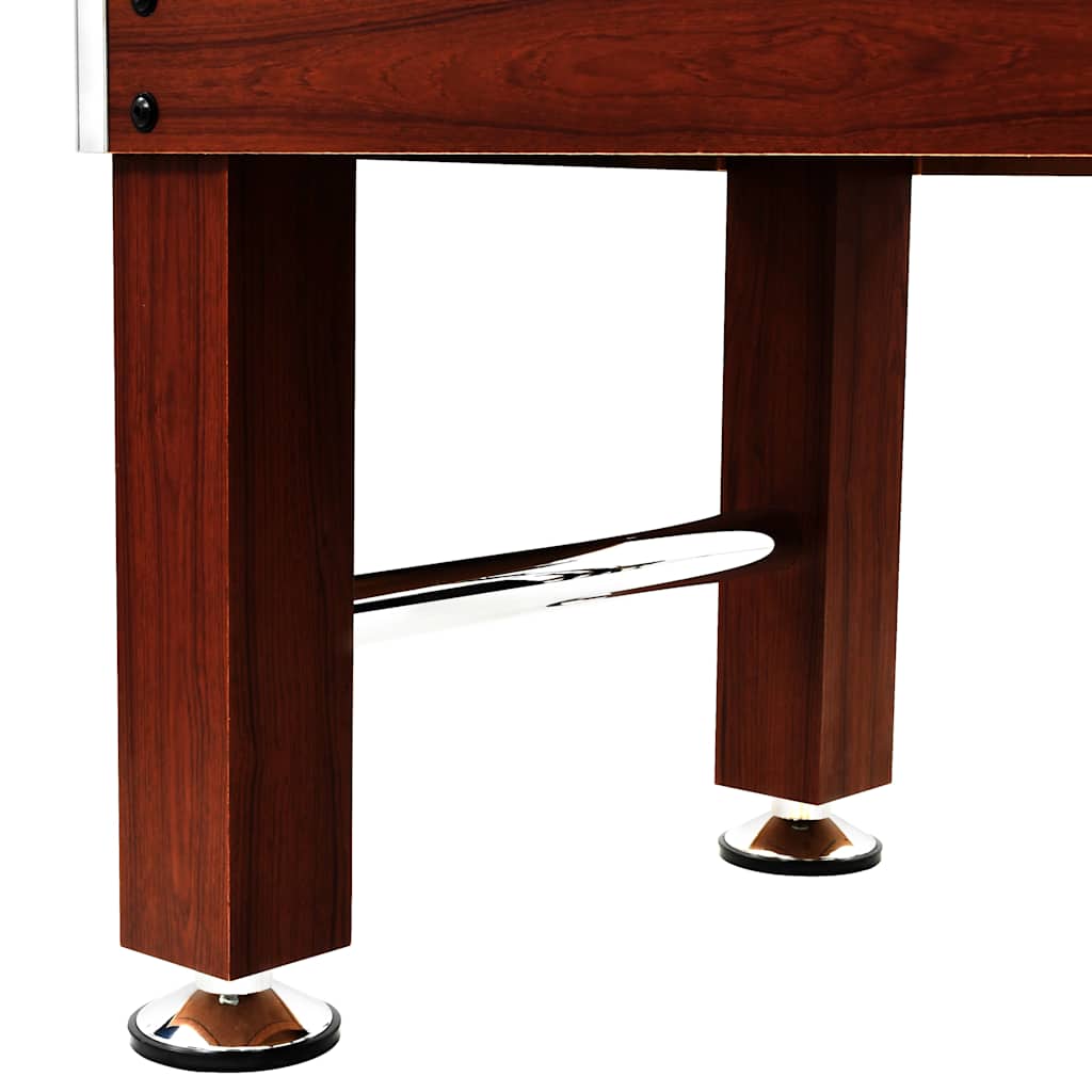 vidaXL Stół do gry w piłkarzyki, stal, 60 kg, 140x74,5x87,5cm, brązowy