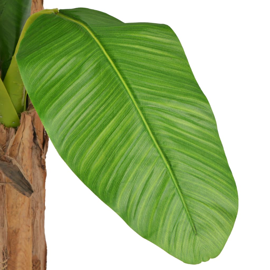vidaXL Sztuczne drzewko bananowe z doniczką, 250 cm, zielone