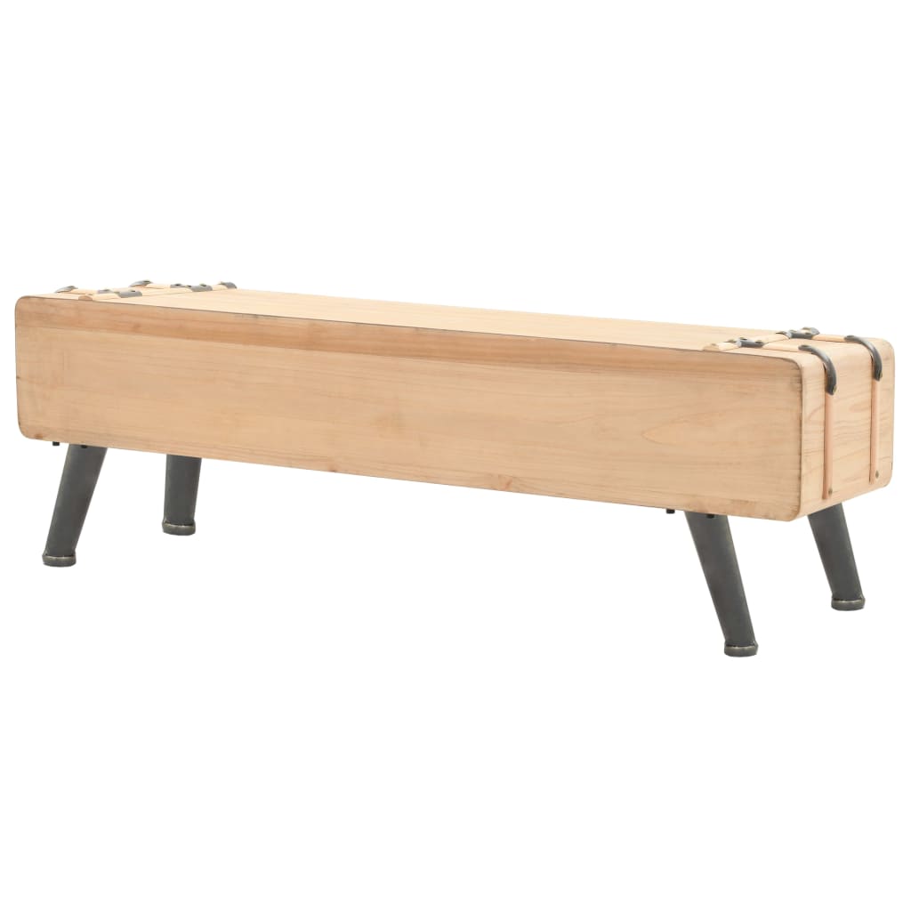 vidaXL Szafka pod telewizor, lite drewno jodłowe, 120 x 33 x 35 cm