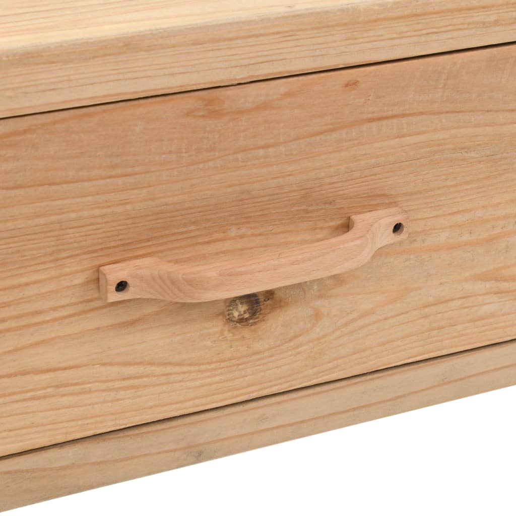 vidaXL Szafka pod telewizor, lite drewno jodłowe, 120 x 33 x 35 cm
