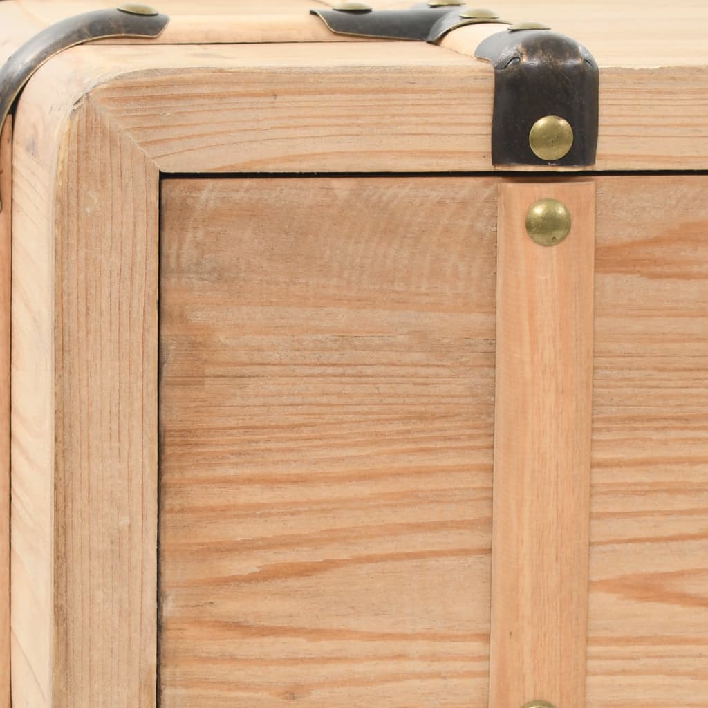 vidaXL Szafka pod telewizor, lite drewno jodłowe, 120 x 33 x 35 cm