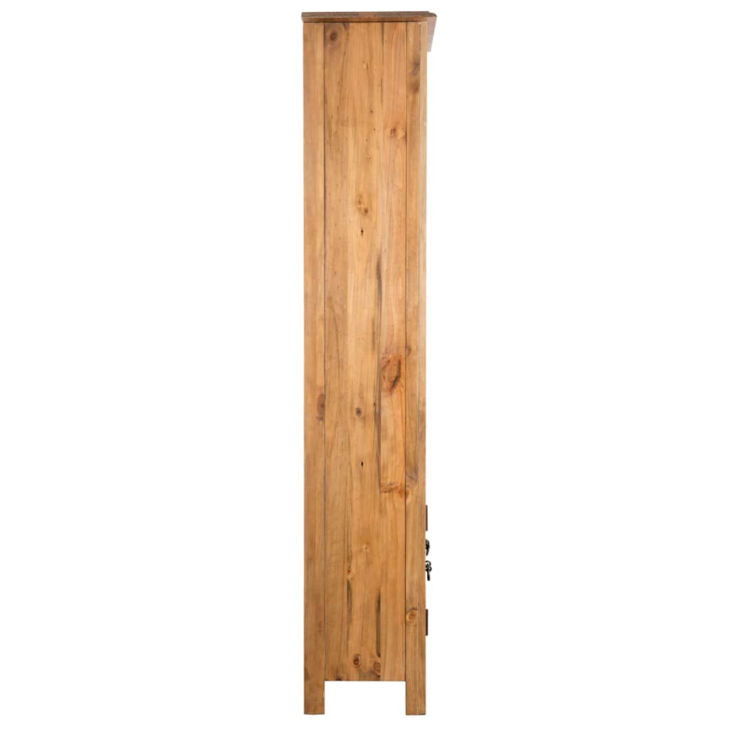 vidaXL Szafka do łazienki, lite drewno sosnowe, 48x32x170 cm