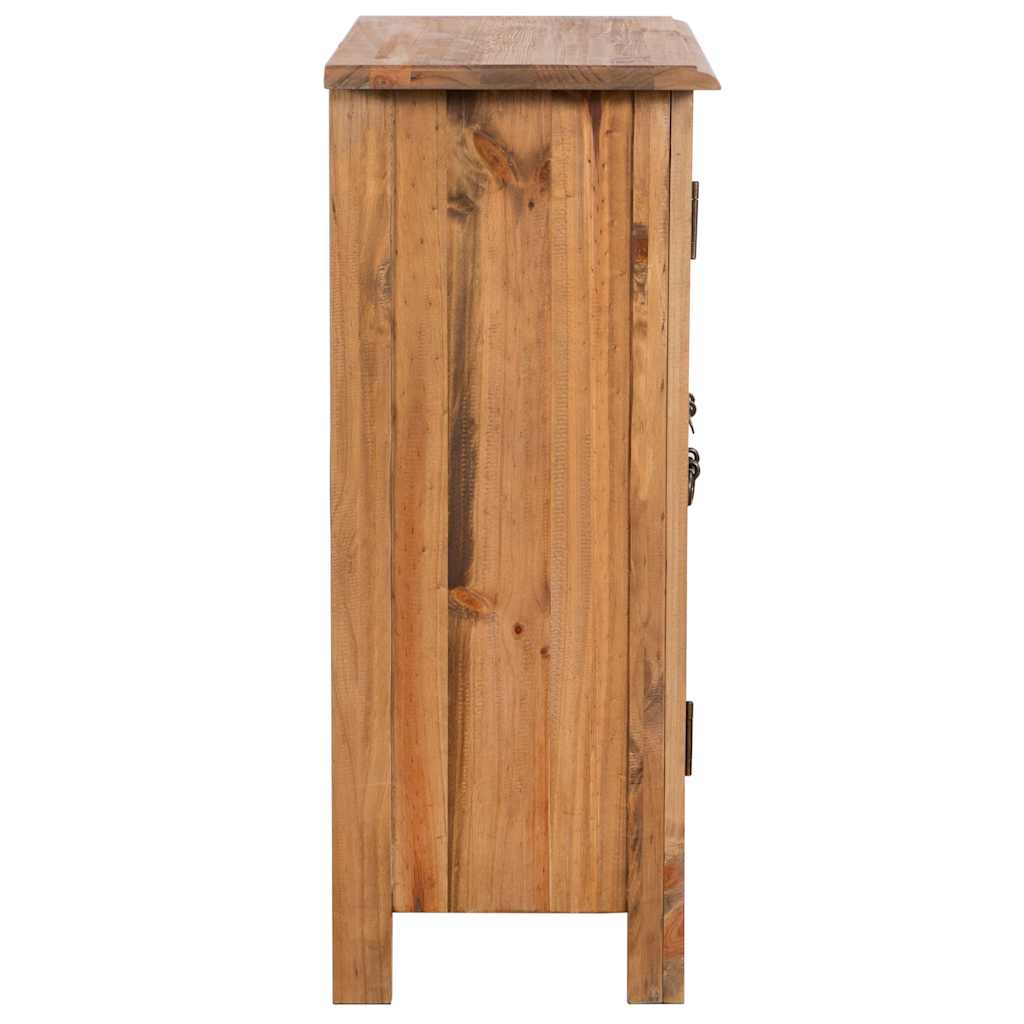 vidaXL Szafka do łazienki, lite drewno sosnowe, 59x32x80 cm