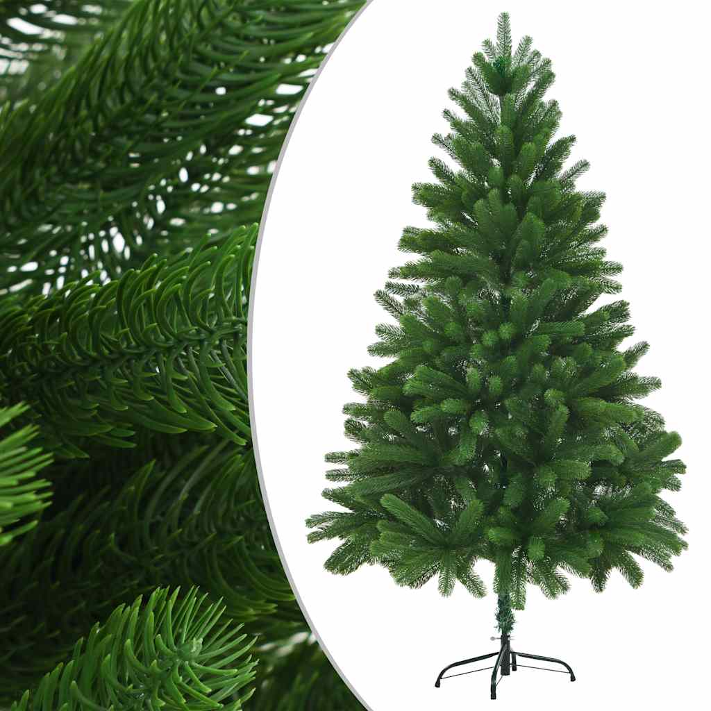 vidaXL Sztuczna choinka z realistycznymi igłami, 210 cm, zielona