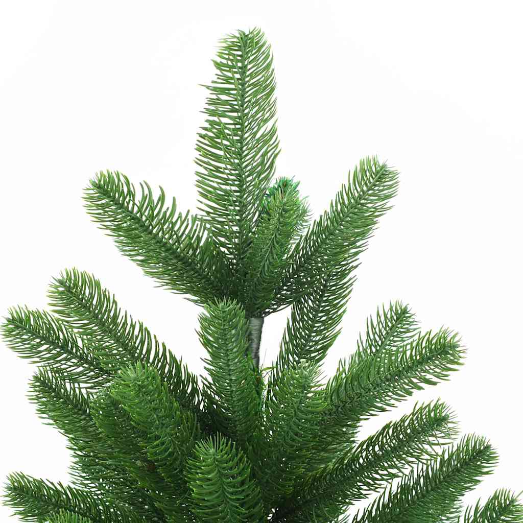 vidaXL Sztuczna choinka z realistycznymi igłami, 210 cm, zielona