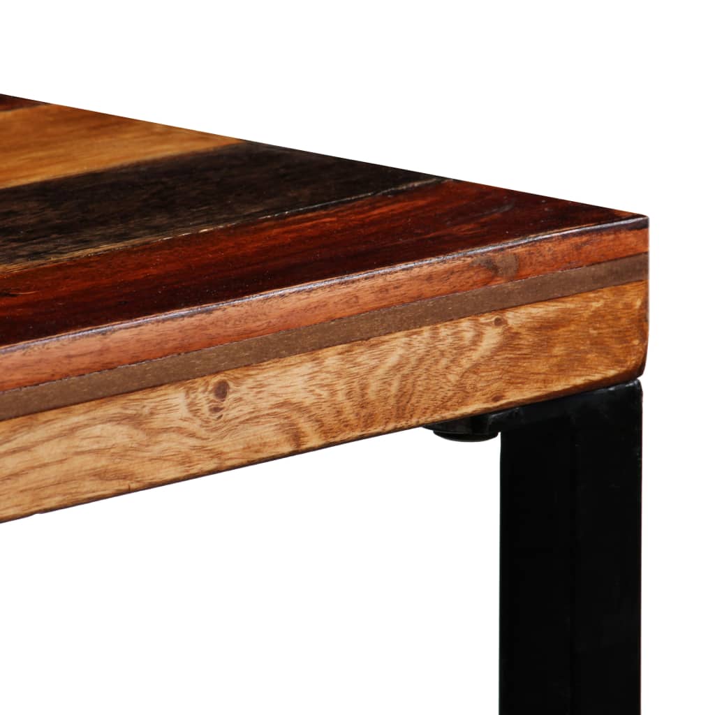 vidaXL Stolik barowy z litego drewna odzyskanego, 70 x 70 x 106 cm