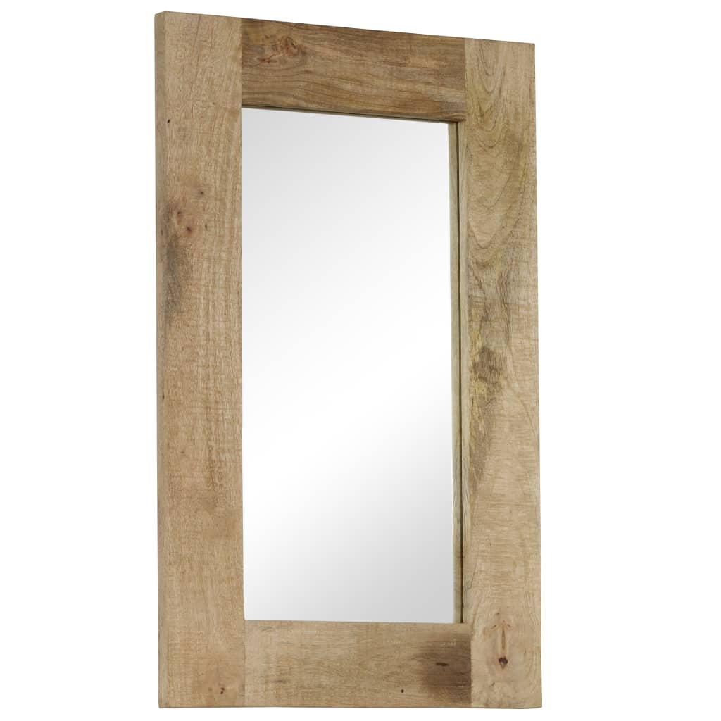 vidaXL Lustro z ramą z litego drewna mango, 50 x 80 cm