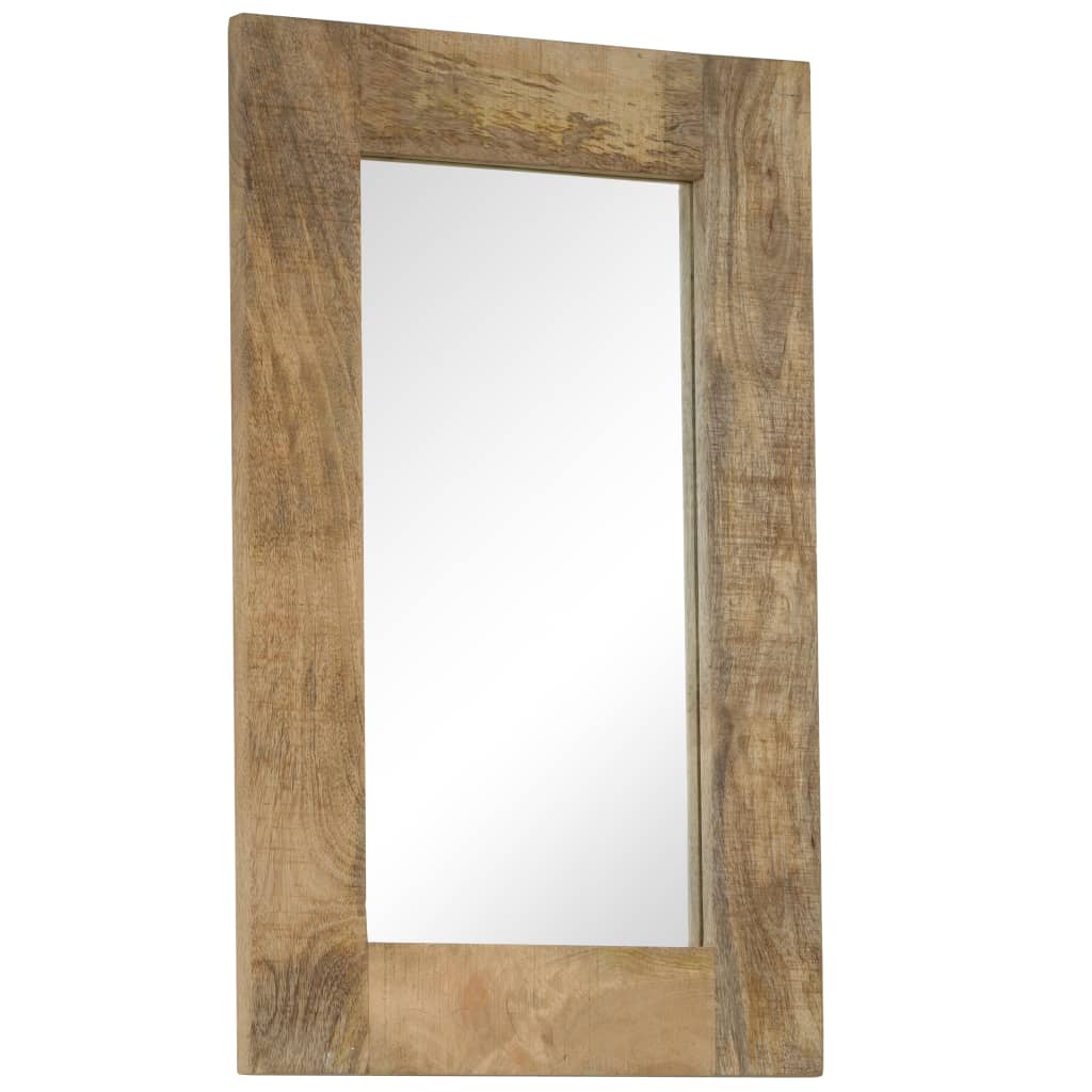 vidaXL Lustro z ramą z litego drewna mango, 50 x 80 cm