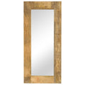 vidaXL Lustro z ramą z litego drewna mango, 50 x 110 cm