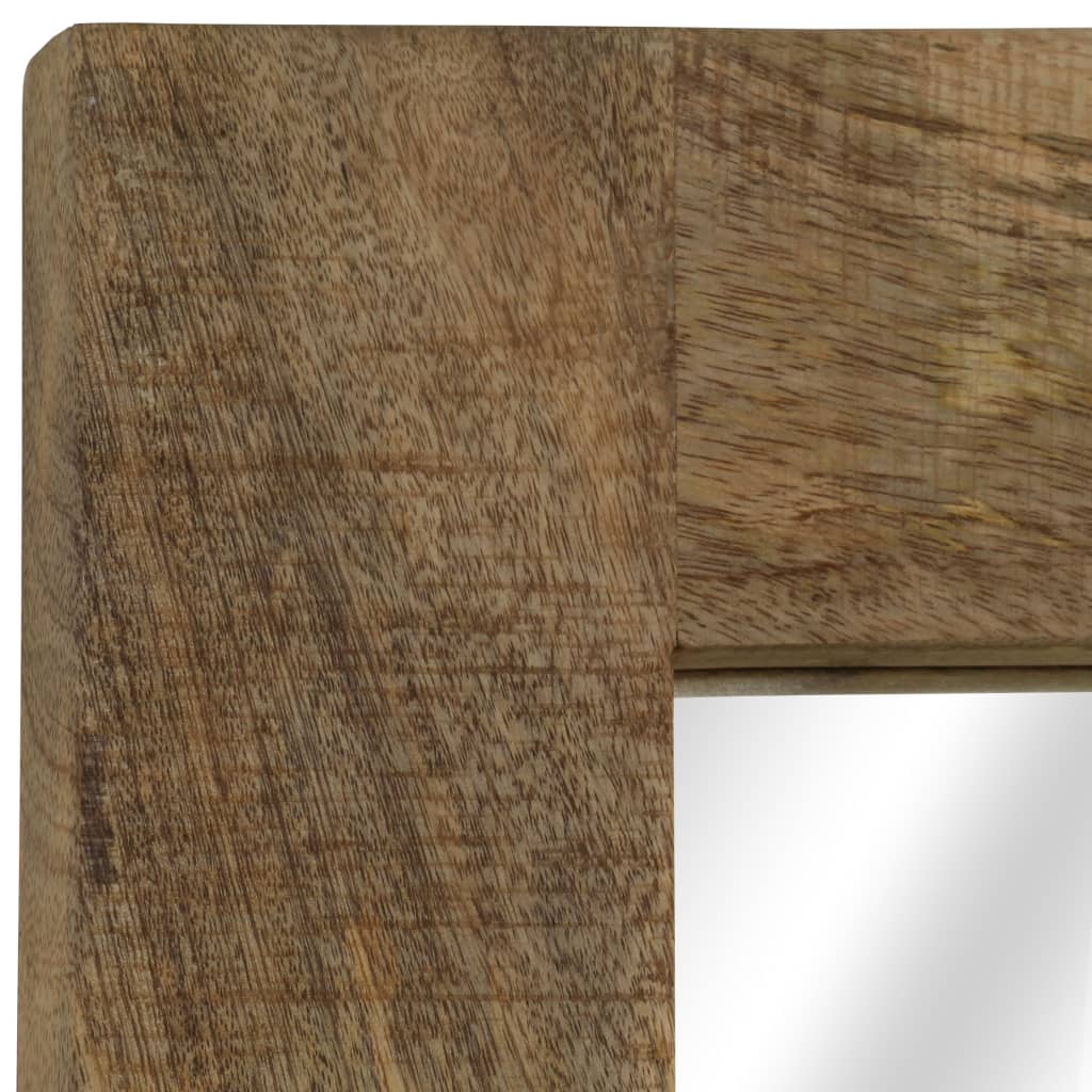 vidaXL Lustro z ramą z litego drewna mango, 50 x 110 cm