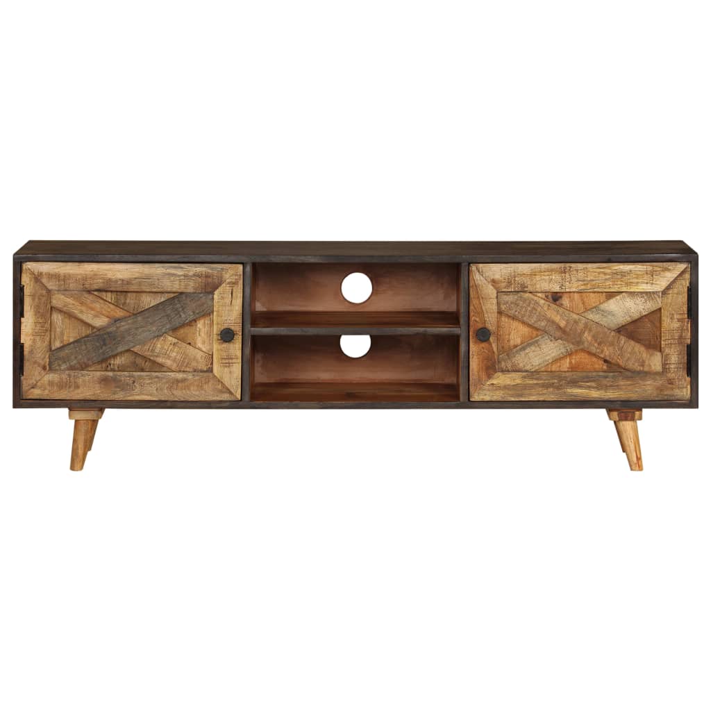 vidaXL Szafka pod telewizor, lite drewno mango, 140 x 30 x 45 cm
