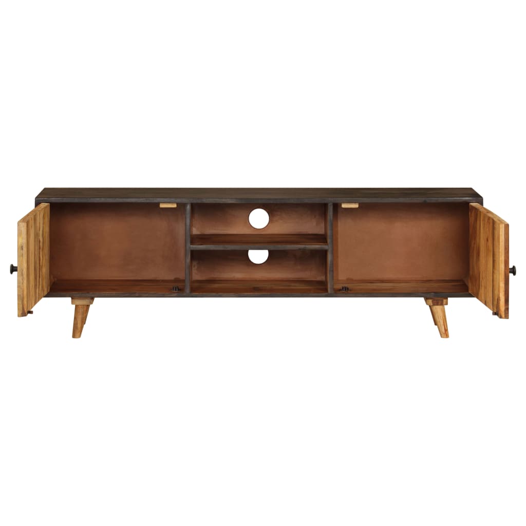 vidaXL Szafka pod telewizor, lite drewno mango, 140 x 30 x 45 cm