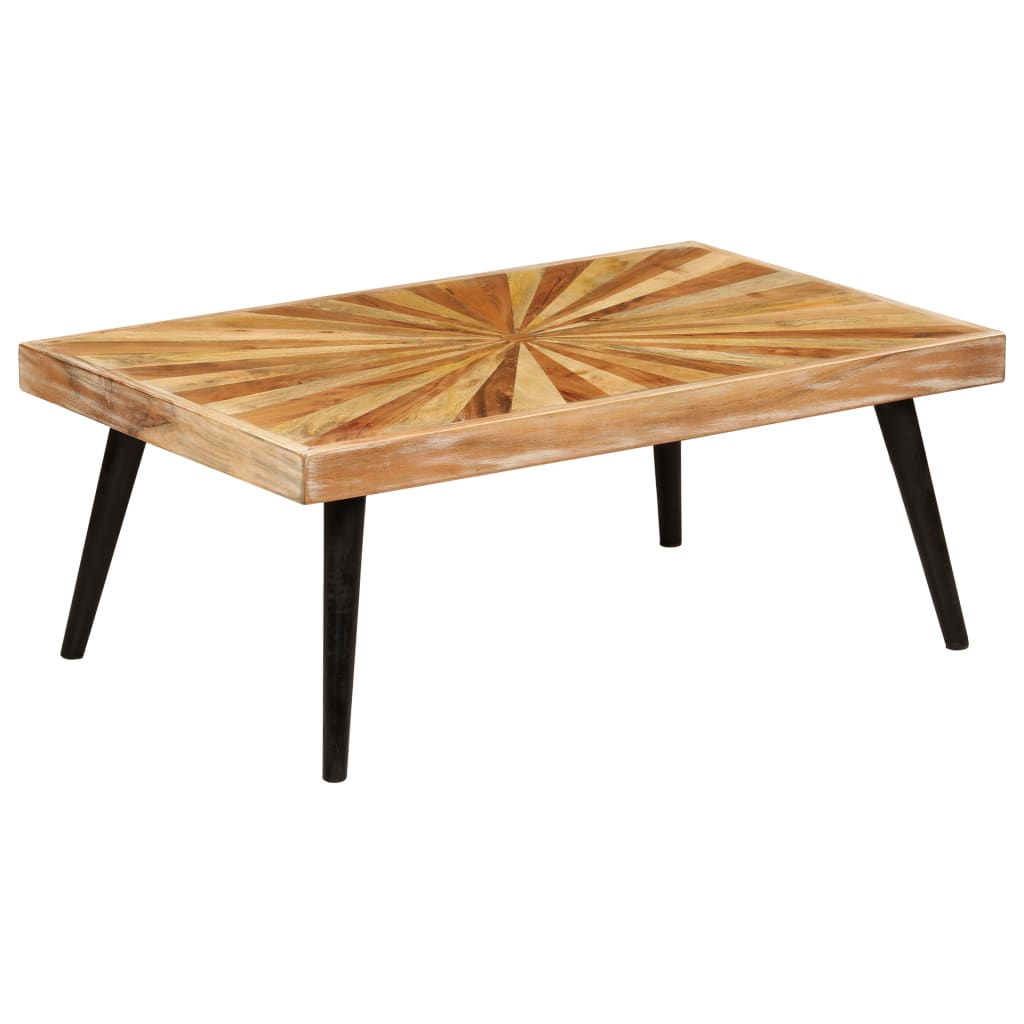 vidaXL Stolik kawowy z litego drewna mango, 90 x 55 x 36 cm