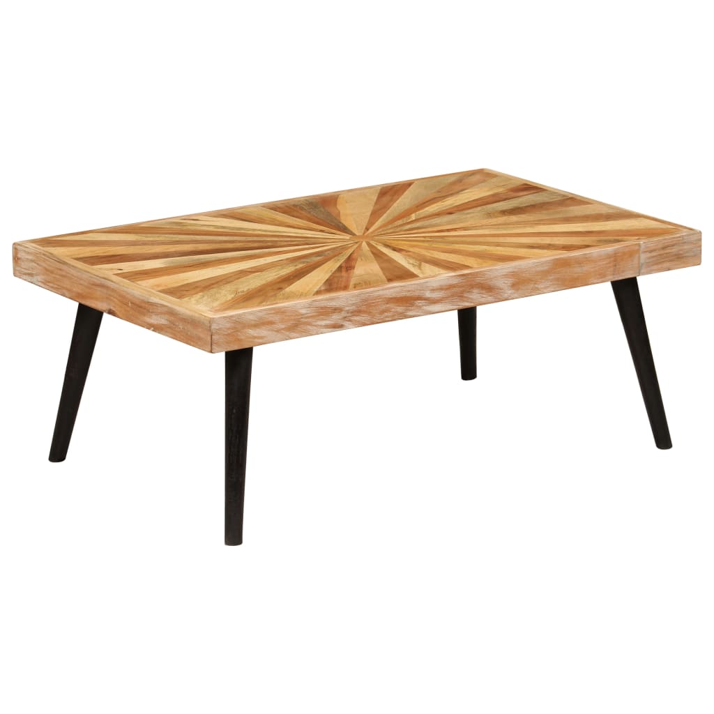 vidaXL Stolik kawowy z litego drewna mango, 90 x 55 x 36 cm