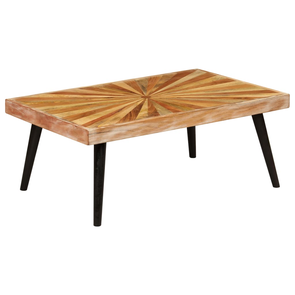 vidaXL Stolik kawowy z litego drewna mango, 90 x 55 x 36 cm