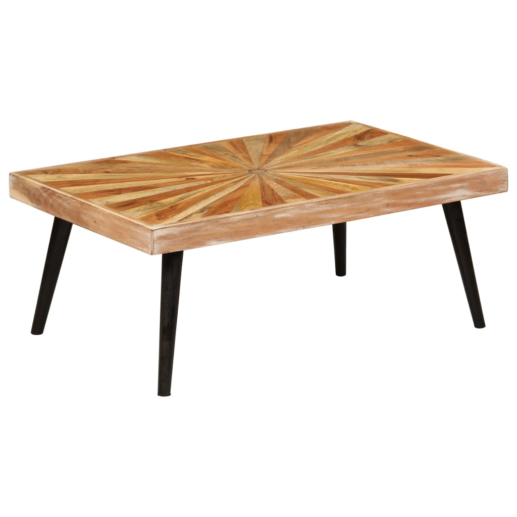 vidaXL Stolik kawowy z litego drewna mango, 90 x 55 x 36 cm