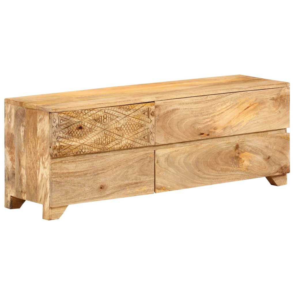 vidaXL Szafka pod telewizor, lite drewno mango, 110x30x40 cm
