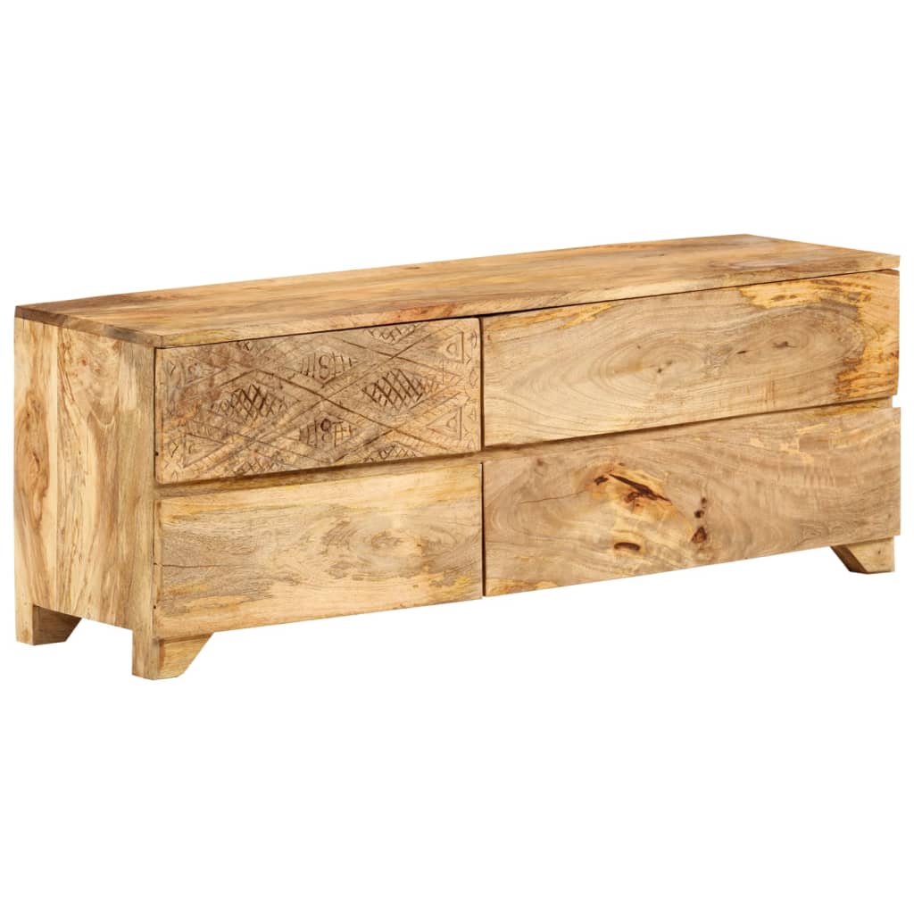 vidaXL Szafka pod telewizor, lite drewno mango, 110x30x40 cm