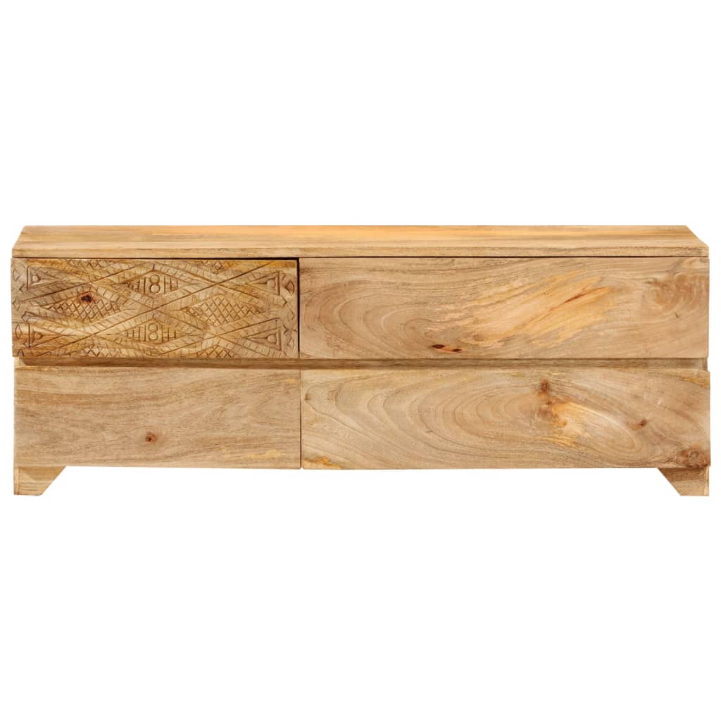 vidaXL Szafka pod telewizor, lite drewno mango, 110x30x40 cm