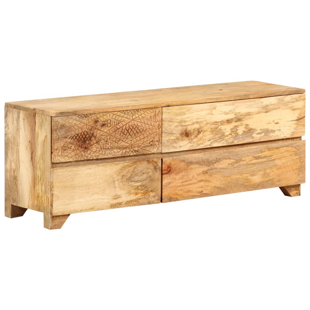 vidaXL Szafka pod telewizor, lite drewno mango, 110x30x40 cm