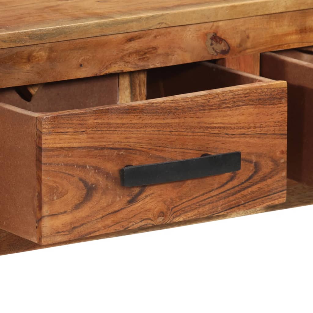 vidaXL Szafka z 3 szufladami, 110x30x80 cm, lite drewno