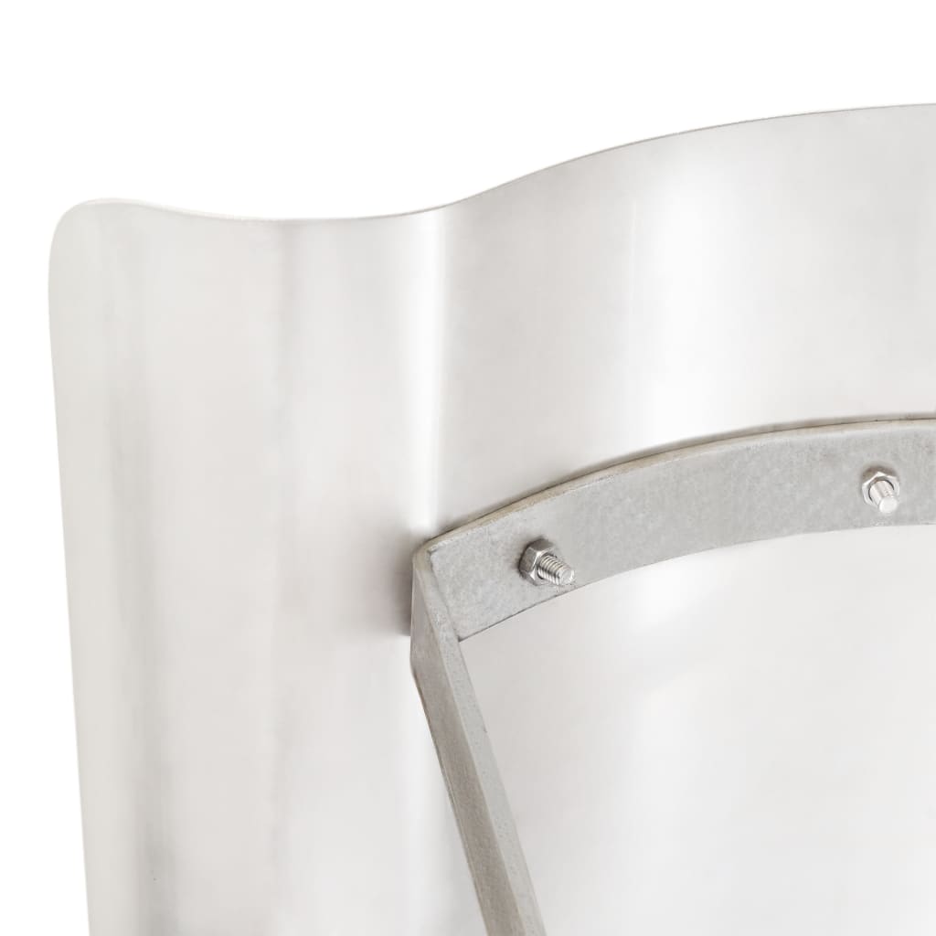 vidaXL Nasada kominowa ze stali nierdzewnej, 70 x 70 x 37 cm