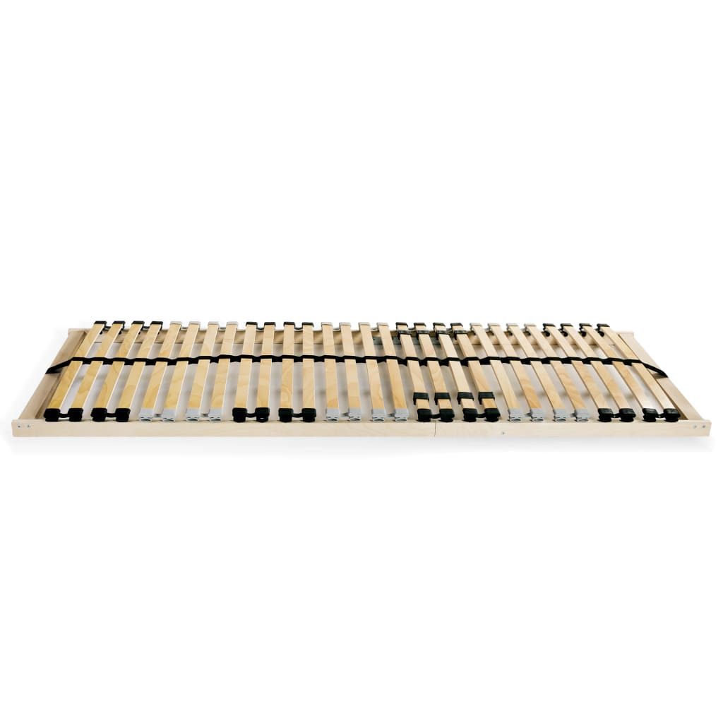 vidaXL Stelaż do łóżka z 28 listwami, 7 stref, 90 x 200 cm