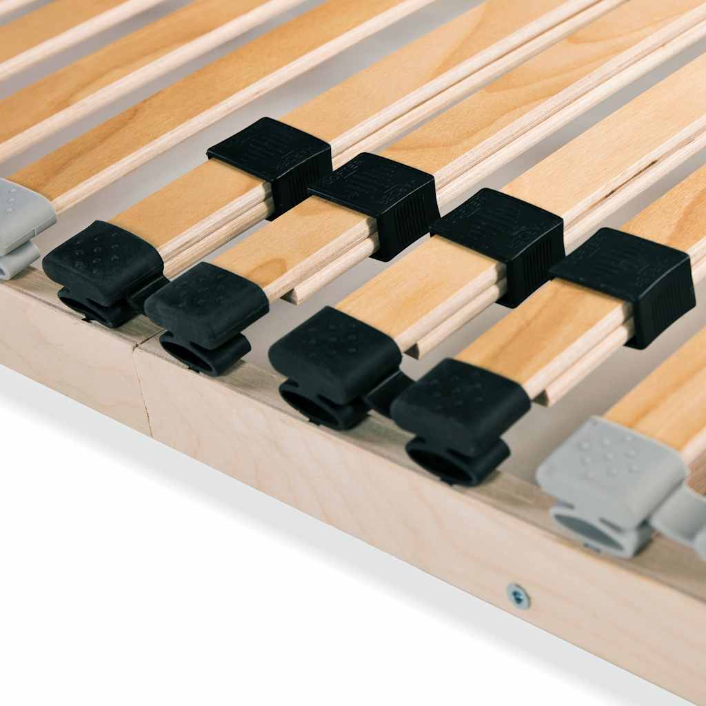 vidaXL Stelaż do łóżka z 28 listwami, 7 stref, 100 x 200 cm