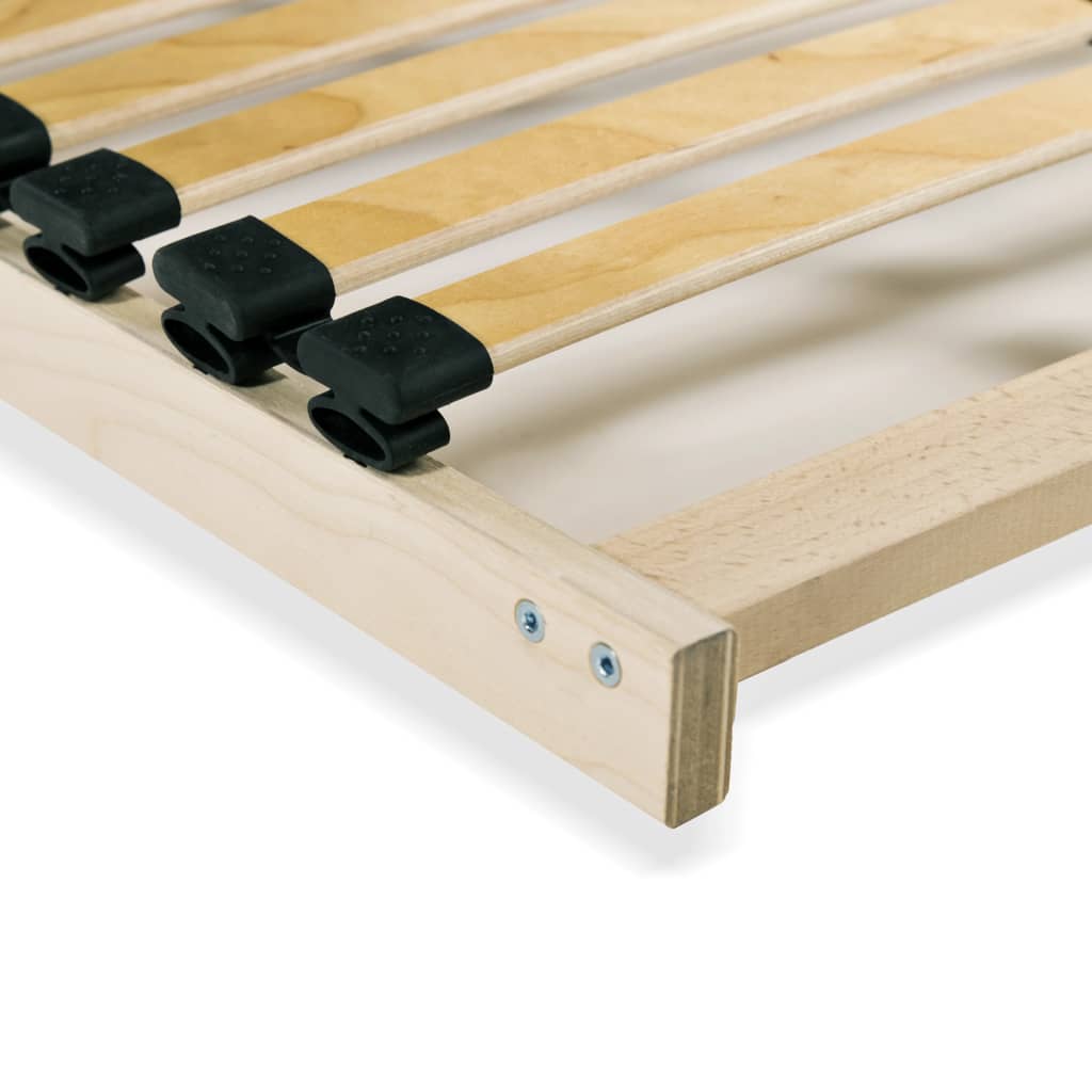 vidaXL Stelaż do łóżka z 28 listwami, 7 stref, 120 x 200 cm