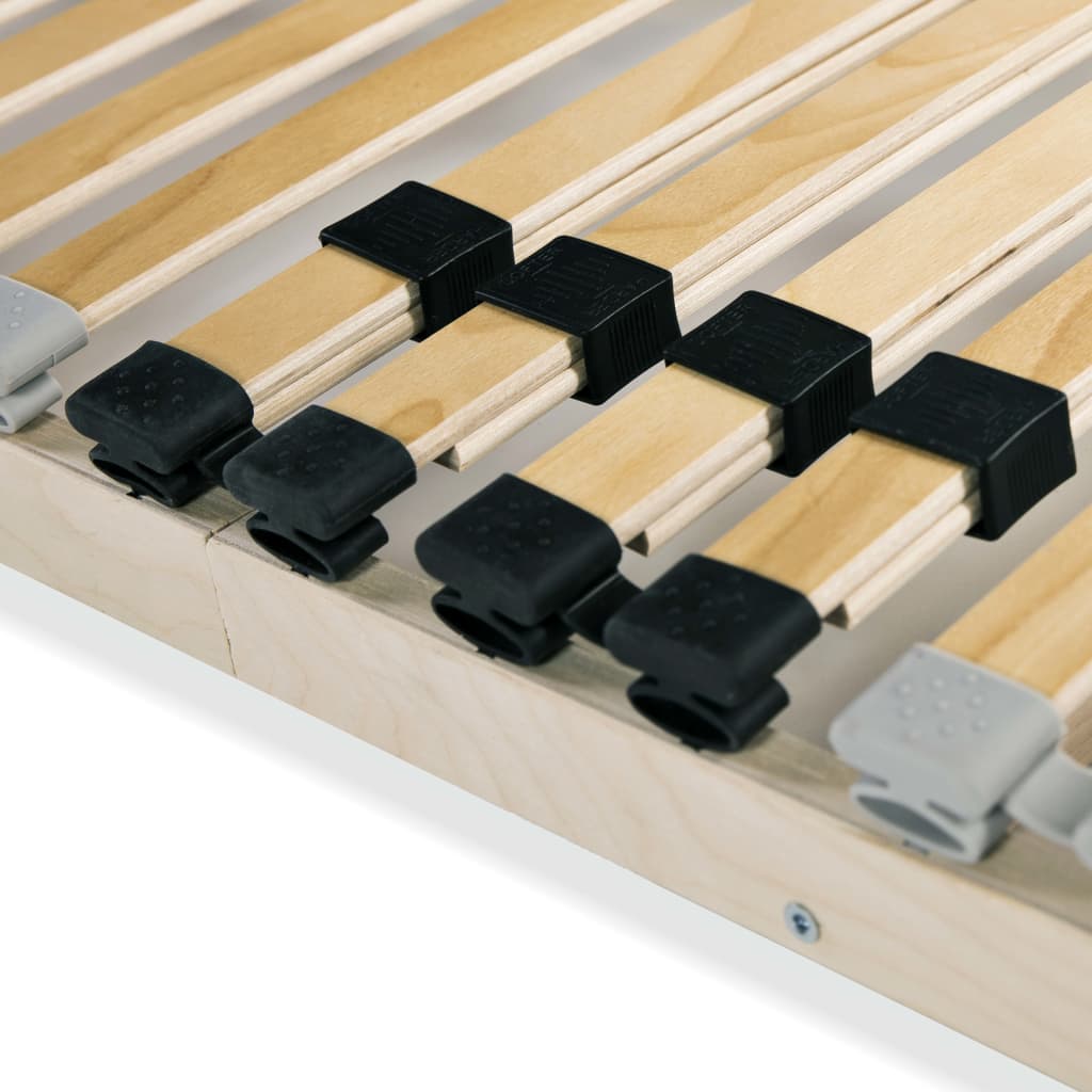 vidaXL Stelaż do łóżka z 28 listwami, 7 stref, 140 x 200 cm