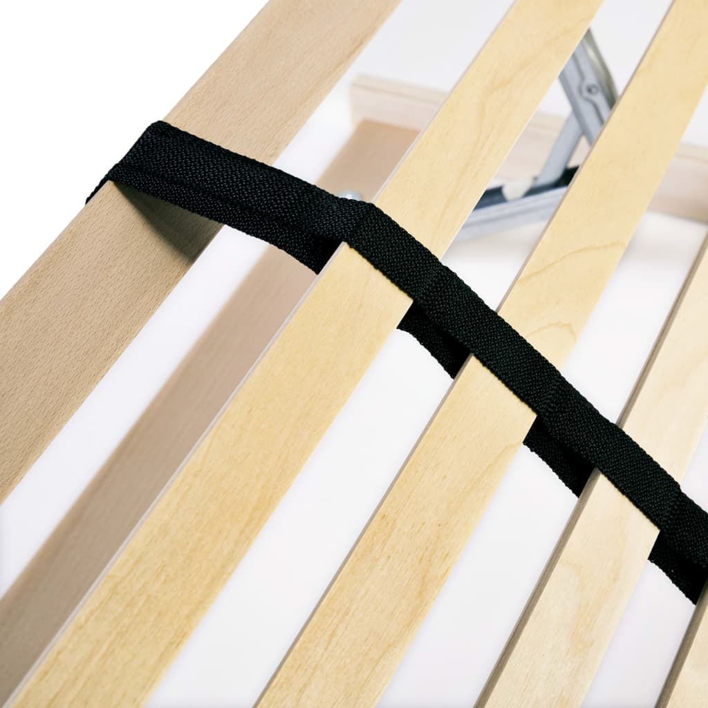 vidaXL Stelaż do łóżka z 28 listwami, 7 stref, 100 x 200 cm