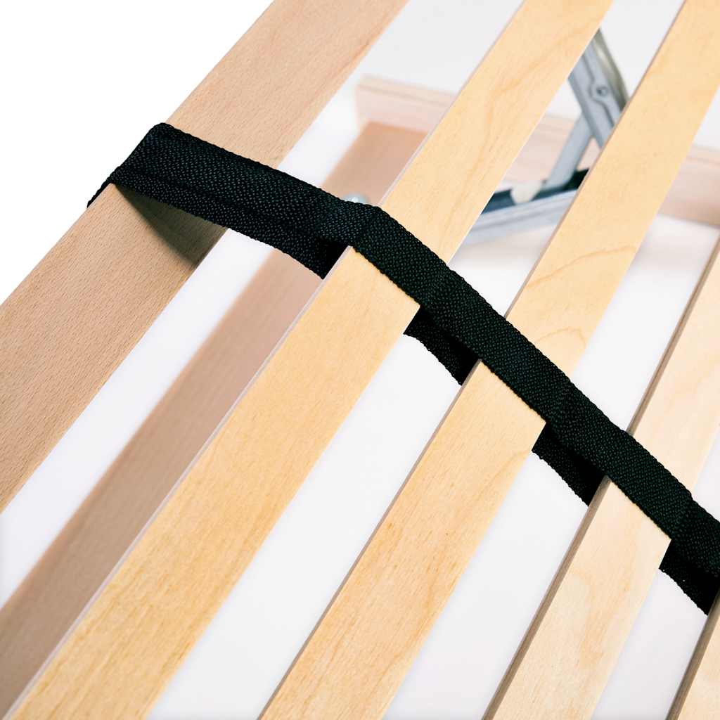 vidaXL Stelaż do łóżka z 28 listwami, 7 stref, 120 x 200 cm