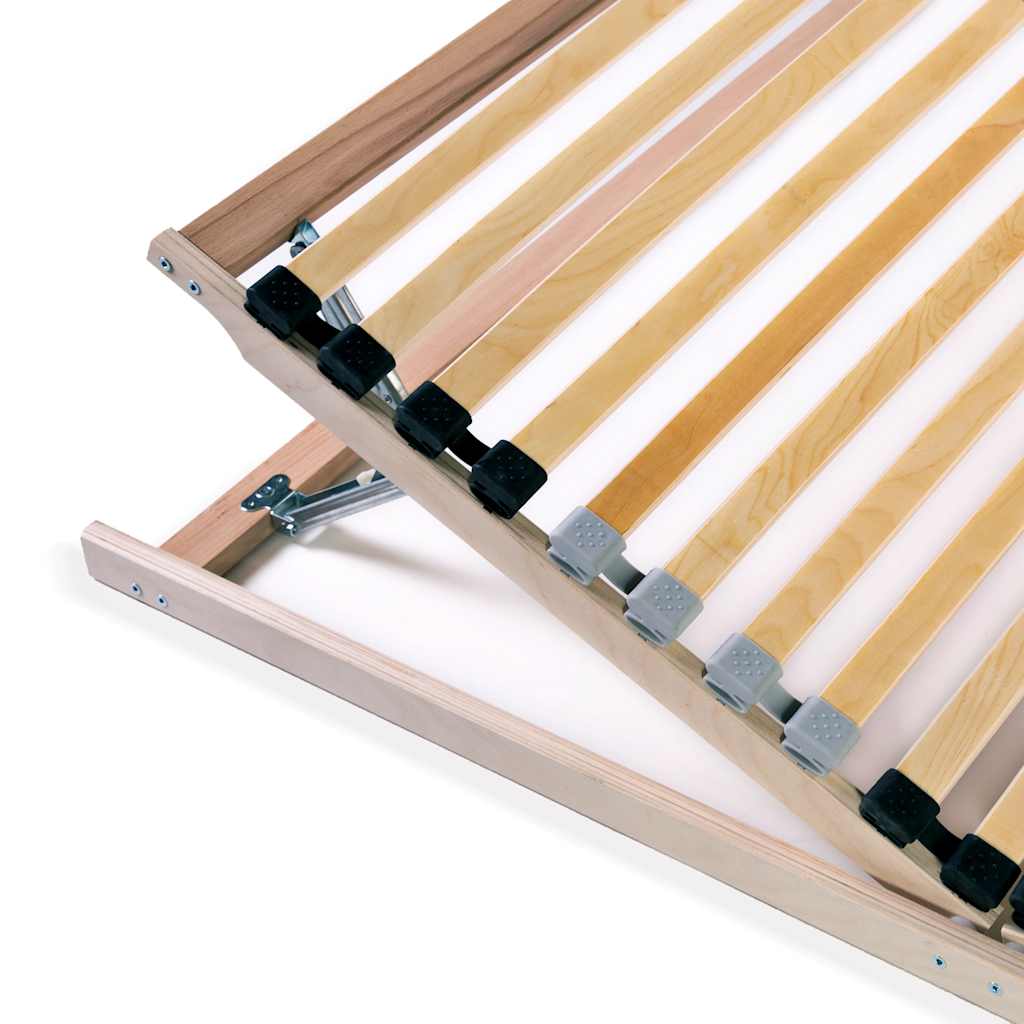 vidaXL Stelaż do łóżka z 28 listwami, 7 stref, 80 x 200 cm