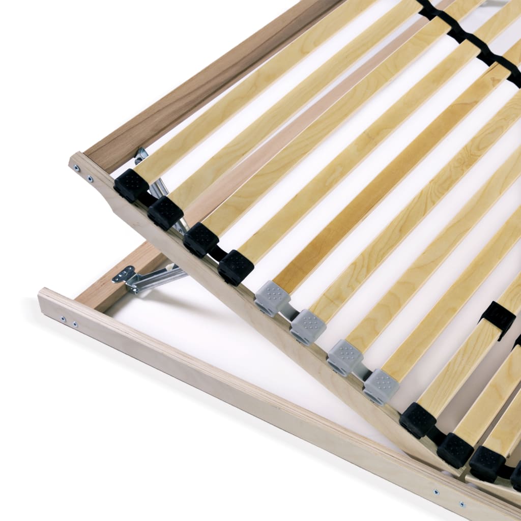 vidaXL Stelaż do łóżka z 28 listwami, 7 stref, 100 x 200 cm