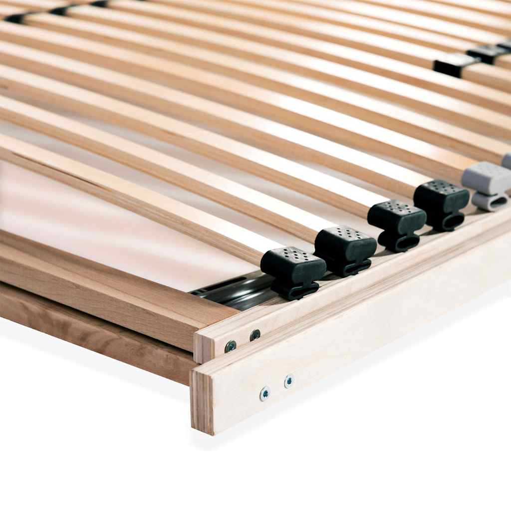 vidaXL Stelaż do łóżka z 28 listwami, 7 stref, 120 x 200 cm