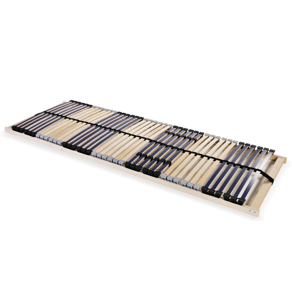 vidaXL Stelaż do łóżka z 42 listwami, 7 stref, 90 x 200 cm
