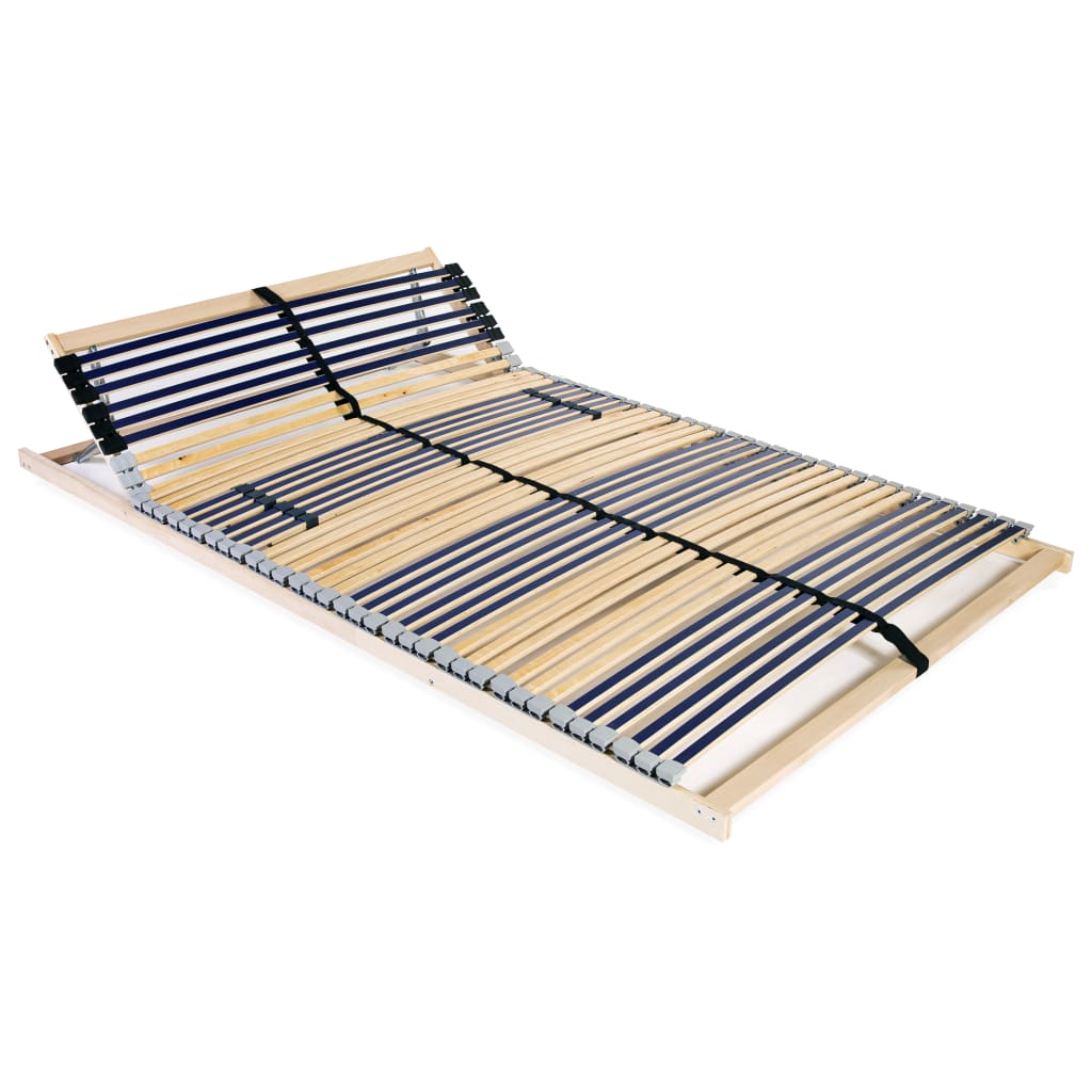vidaXL Stelaż do łóżka z 42 listwami, 7 stref, 100 x 200 cm