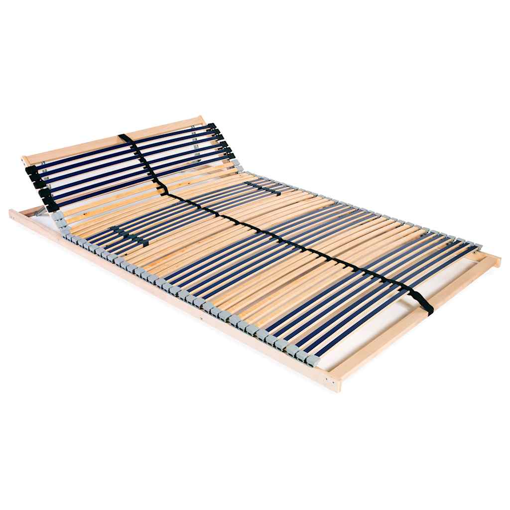 vidaXL Stelaż do łóżka z 42 listwami, 7 stref, 120 x 200 cm