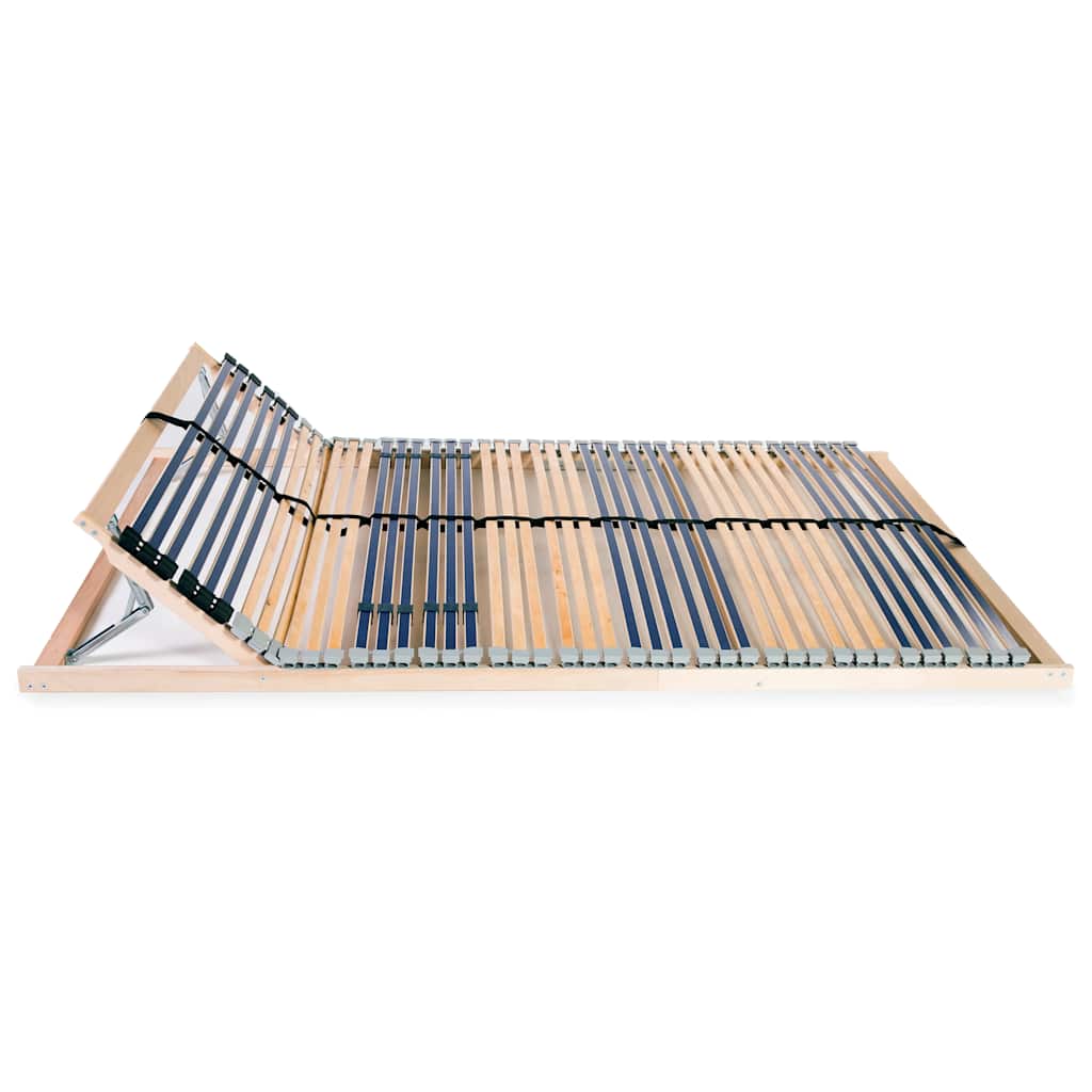 vidaXL Stelaż do łóżka z 42 listwami, 7 stref, 120 x 200 cm