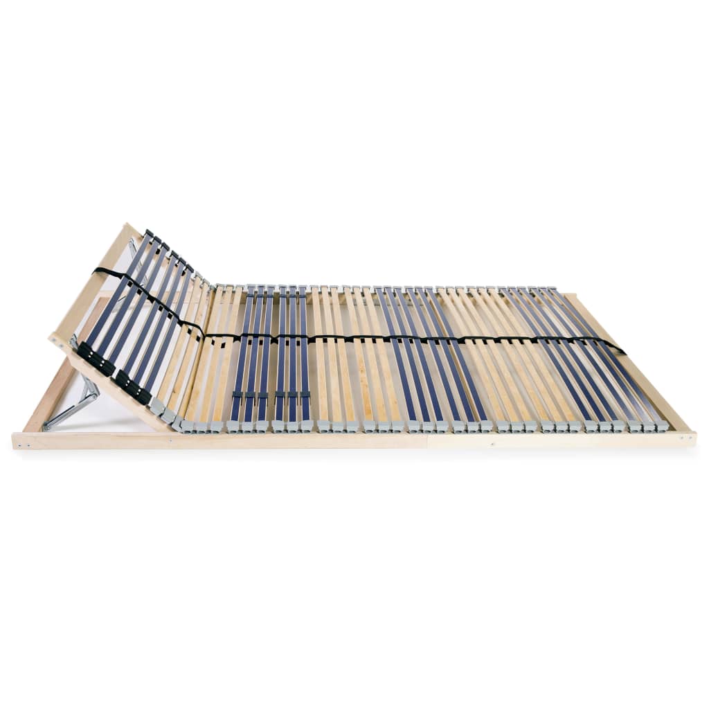 vidaXL Stelaż do łóżka z 42 listwami, 7 stref, 140 x 200 cm