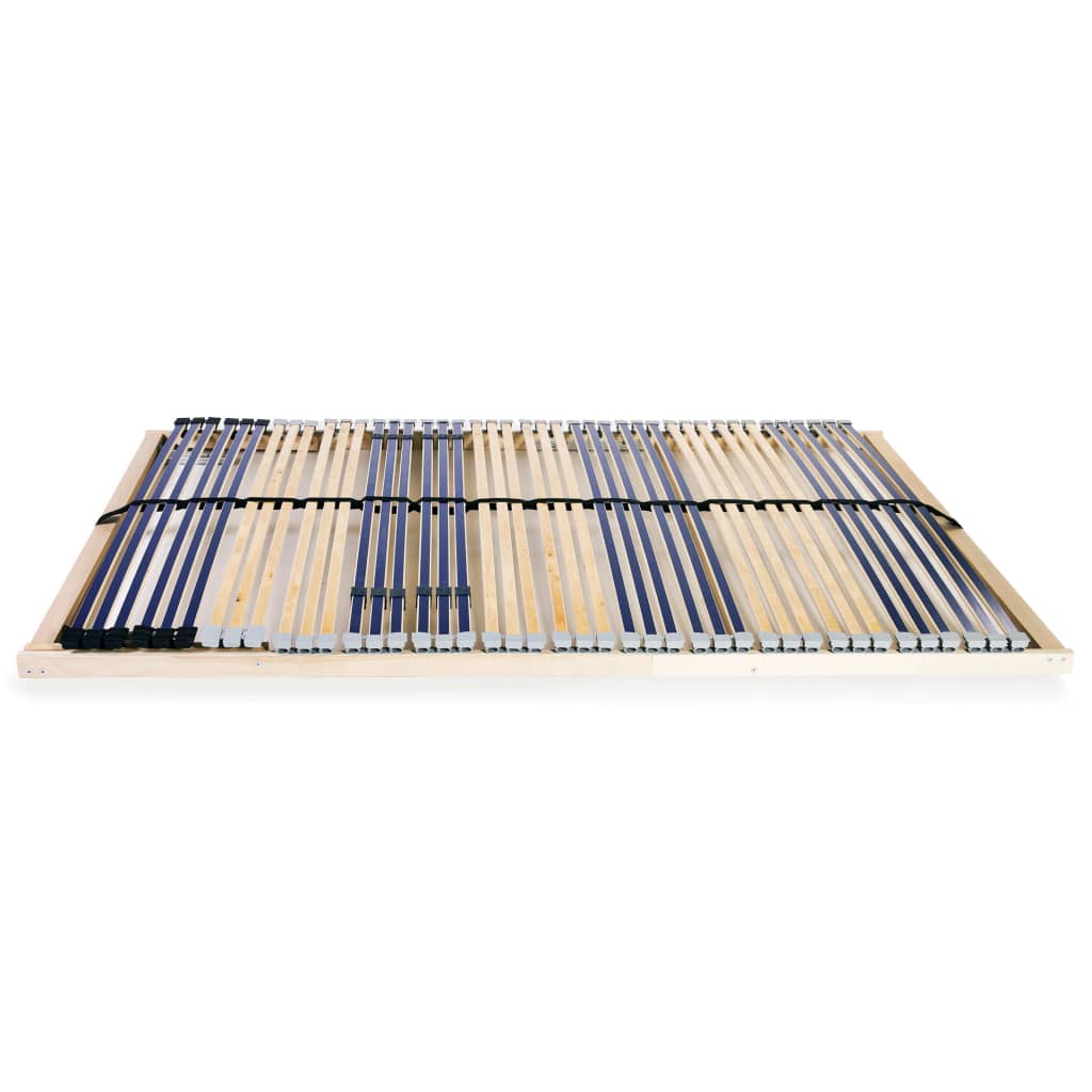 vidaXL Stelaż do łóżka z 42 listwami, 7 stref, 140 x 200 cm
