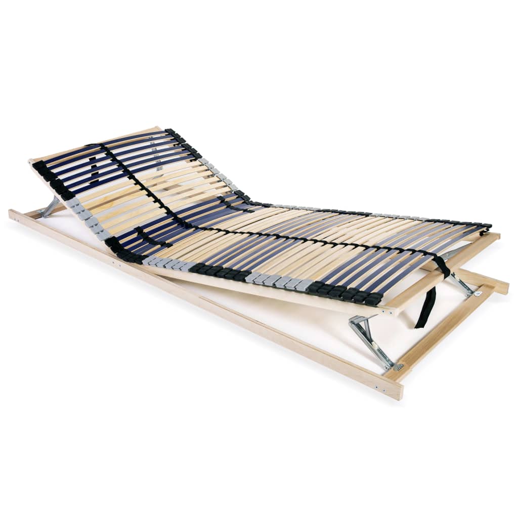 vidaXL Stelaż do łóżka z 42 listwami, 7 stref, 80 x 200 cm