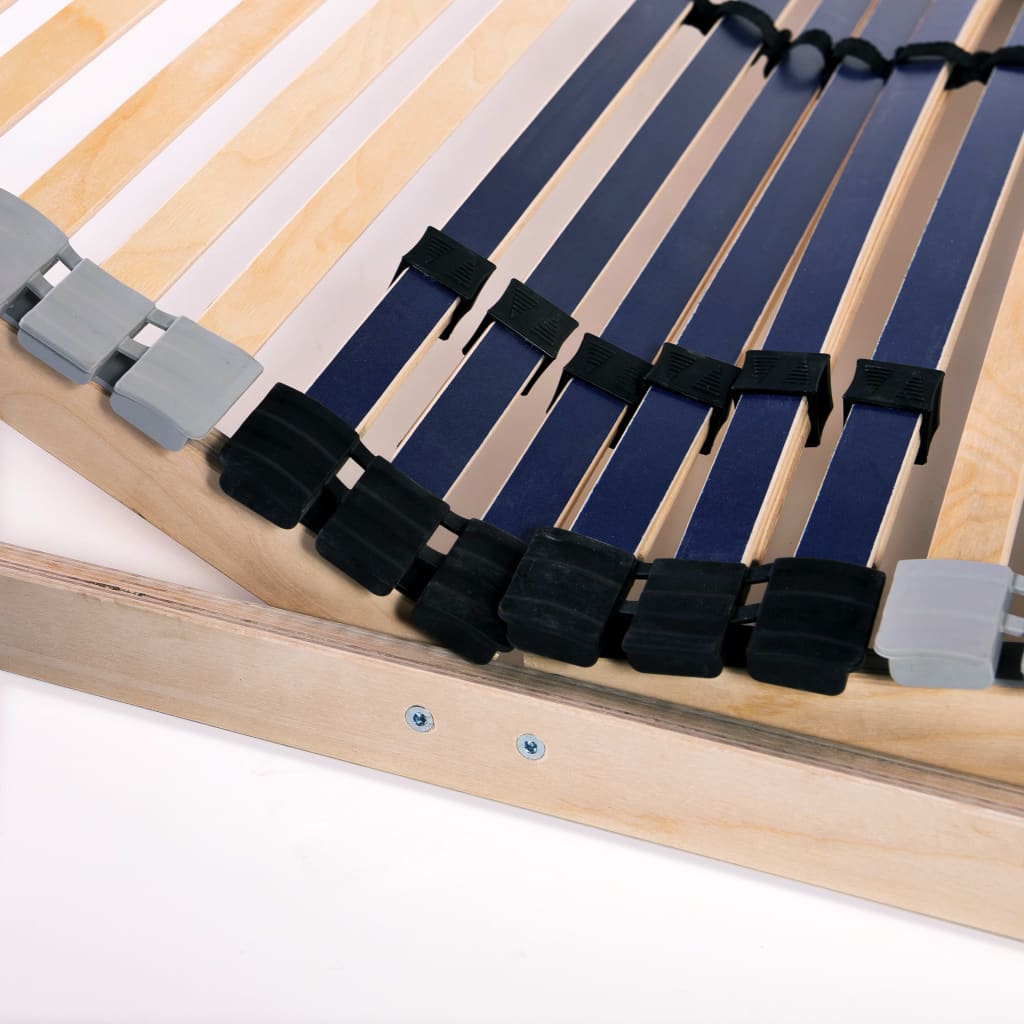 vidaXL Stelaż do łóżka z 42 listwami, 7 stref, 80 x 200 cm