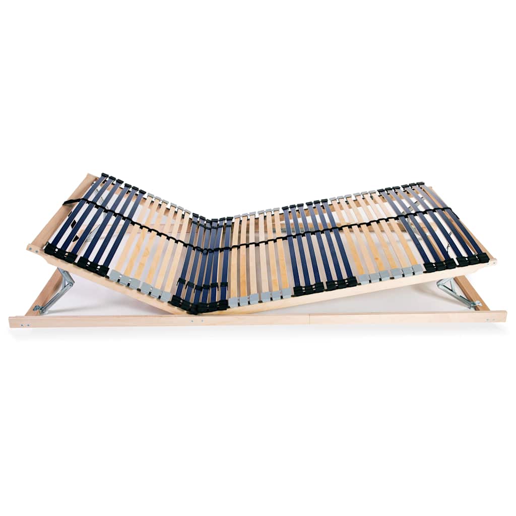 vidaXL Stelaż do łóżka z 42 listwami, 7 stref, 120 x 200 cm