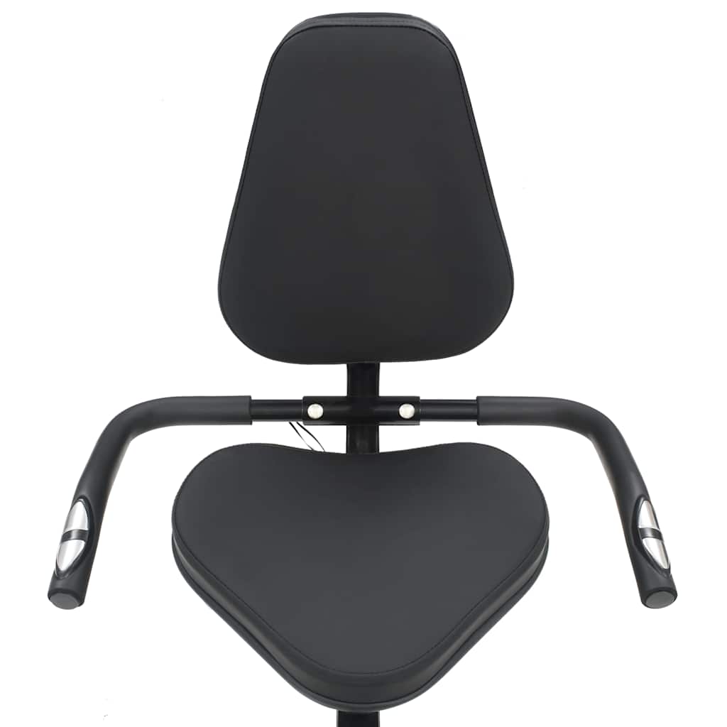 vidaXL Poziomy rower treningowy z pomiarem tętna