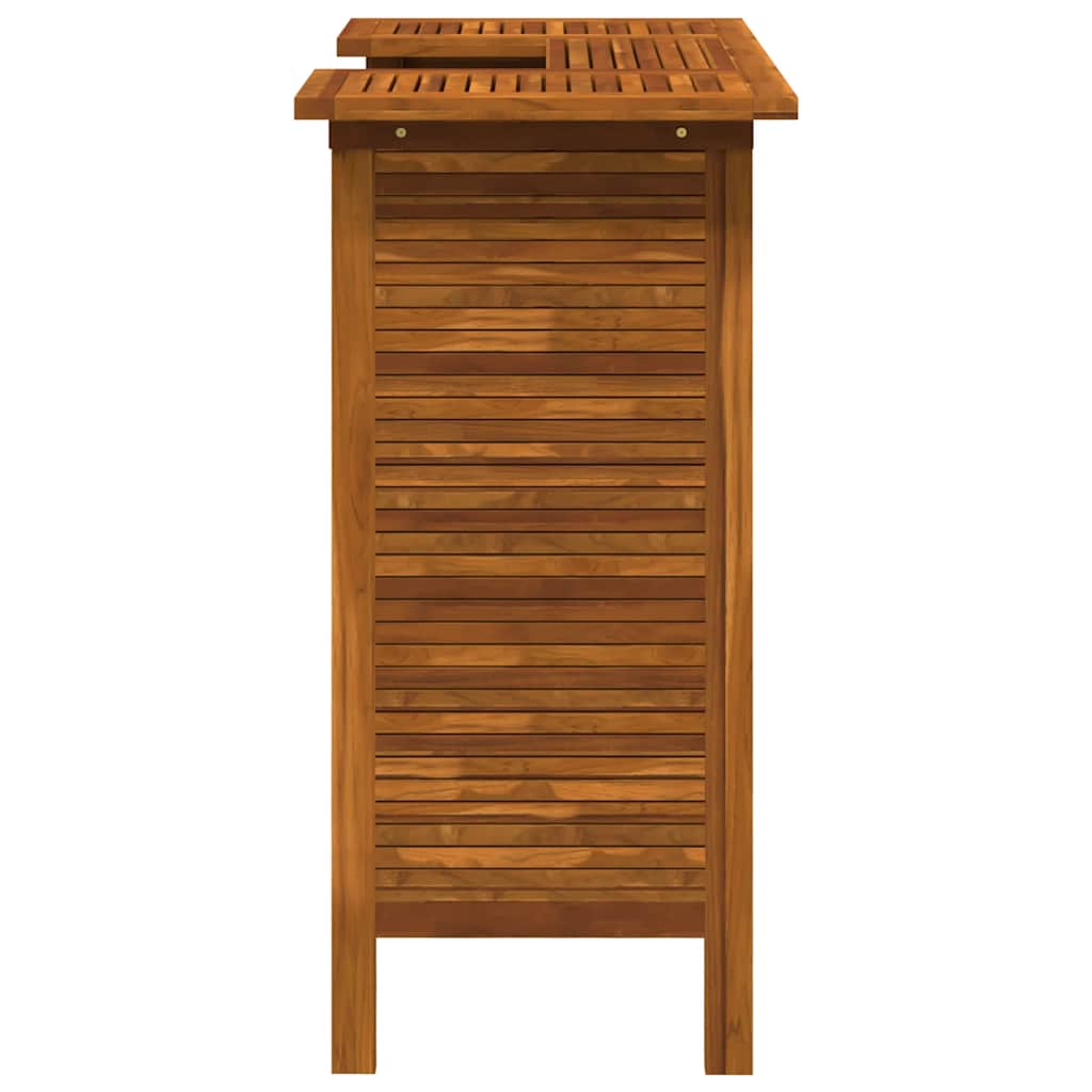 vidaXL Stolik barowy, 110 x 50 x 105 cm, lite drewno akacjowe