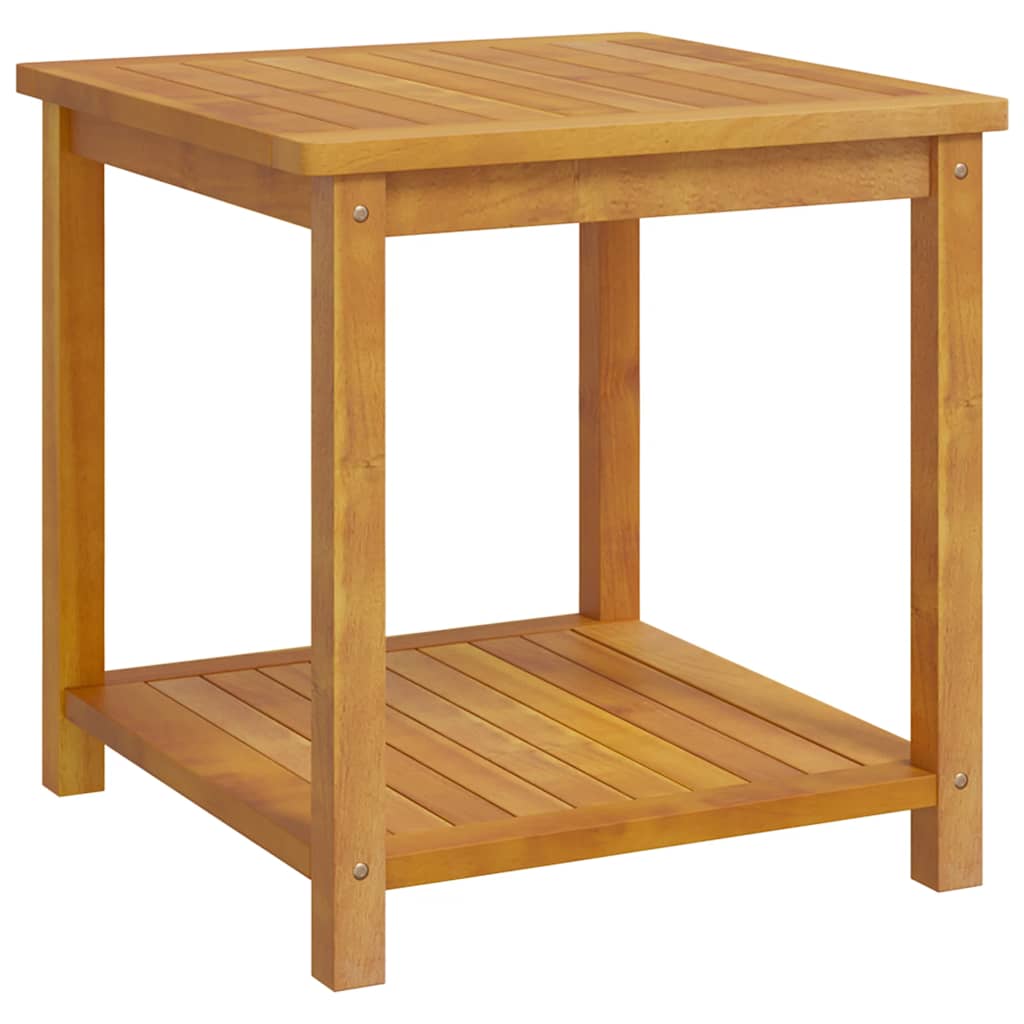 vidaXL Stolik boczny z litego drewna akacjowego, 45 x 45 x 45 cm