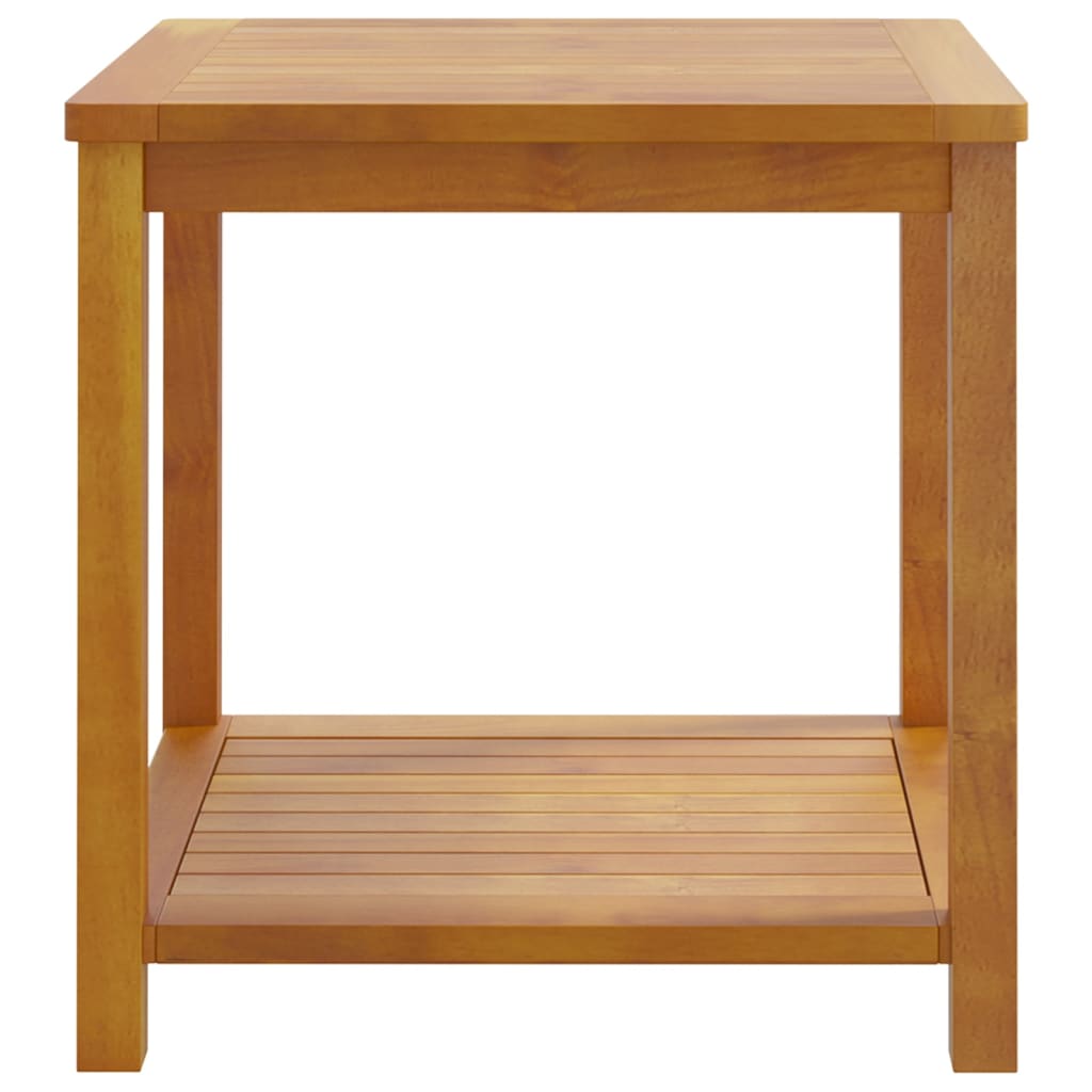 vidaXL Stolik boczny z litego drewna akacjowego, 45 x 45 x 45 cm