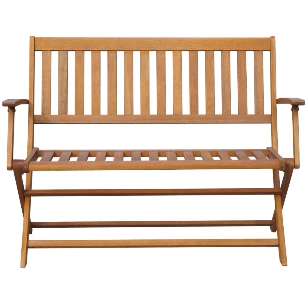 vidaXL Ławka ogrodowa, 120 cm, lite drewno akacjowe