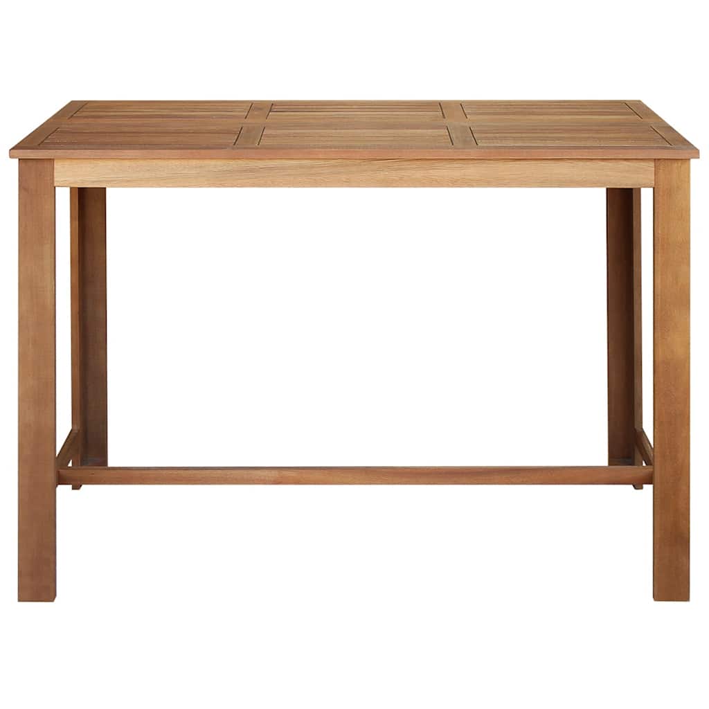 vidaXL Stolik barowy z litego drewna akacjowego, 150 x 70 x 105 cm